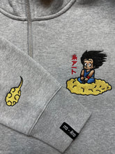 Load image into Gallery viewer, Kid Goku Nimbus Cloud Quarter Zip Crew
